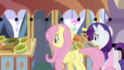 Size: 1920x1080 | Tagged: safe, screencap, fluttershy, rarity, g4, the ending of the end, butt, plot