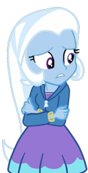 Size: 487x952 | Tagged: safe, artist:gmaplay, trixie, equestria girls, equestria girls specials, g4, my little pony equestria girls: better together, my little pony equestria girls: forgotten friendship, crossed arms, cute, diatrixes, female, simple background, solo, transparent background