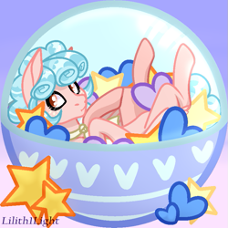 Size: 791x790 | Tagged: safe, artist:lilith1light, cozy glow, pegasus, pony, g4, base used, cozybetes, cup, cup of pony, cute, female, filly, heart, micro, raised hoof, raised leg, solo, stars, teacup