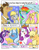 Size: 1280x1656 | Tagged: safe, artist:triscuit-cafe, applejack, derpy hooves, doctor whooves, fluttershy, rainbow dash, rarity, starlight glimmer, time turner, trixie, earth pony, pegasus, pony, unicorn, g4, accessory swap, blushing, bust, eyes closed, female, four ships fanart, grin, hat, heart, lesbian, male, mare, necktie, open mouth, ship:doctorderpy, ship:flutterdash, ship:rarijack, ship:startrix, shipping, smiling, stallion, straight