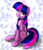 Size: 1564x1829 | Tagged: safe, artist:exploretheweb, twilight sparkle, alicorn, pony, g4, abstract background, chest fluff, ear fluff, female, smug, solo, twilight sparkle (alicorn)