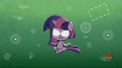 Size: 1671x937 | Tagged: safe, screencap, twilight sparkle, alicorn, pony, g4.5, my little pony: pony life, the great collide, female, solo, treehouse logo, twilight sparkle (alicorn)