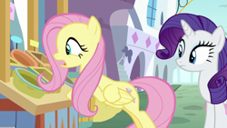 Size: 1920x1080 | Tagged: safe, screencap, fluttershy, rarity, g4, the ending of the end