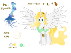Size: 1024x768 | Tagged: safe, artist:michellminor, oc, oc only, oc:apollo, alicorn, phoenix, pony, alicorn oc, horn, pet, reference sheet, simple background, solo, transparent background, wings