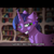 Size: 2048x2048 | Tagged: safe, artist:mychelle, oc, oc only, oc:mourning star, pony, unicorn, high res, library, male, offspring, parent:flash sentry, parent:twilight sparkle, parents:flashlight, solo, sombra eyes, stallion, text