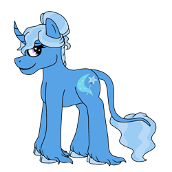 Size: 1600x1600 | Tagged: safe, artist:quakingaspens, trixie, pony, g4, female, redesign, simple background, solo, transparent background, unshorn fetlocks