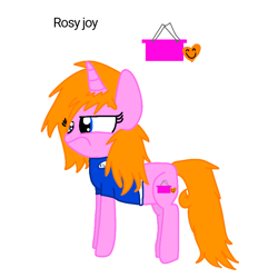 Size: 768x768 | Tagged: safe, artist:crossovercartoons, oc, oc:rosy joy, pony, unicorn