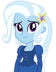 Size: 812x1048 | Tagged: safe, artist:gmaplay, trixie, equestria girls, g4, my little pony equestria girls: rainbow rocks, cute, daaaaaaaaaaaw, diatrixes, female, show accurate, simple background, solo, transparent background