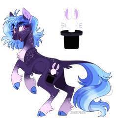 Size: 1068x1129 | Tagged: safe, artist:wanderingpegasus, oc, oc only, oc:razzle dazzle, earth pony, pony, cloven hooves, cutie mark, female, magical lesbian spawn, offspring, parent:starlight glimmer, parent:trixie, parents:startrix, simple background, solo, transparent background
