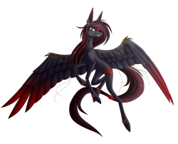 Size: 3200x2585 | Tagged: safe, artist:sadatrix, oc, oc only, oc:ruby light, pegasus, pony, female, high res, mare, simple background, solo, transparent background
