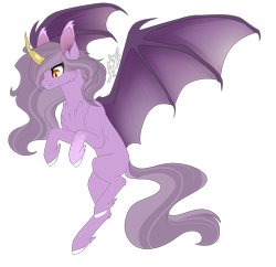 Size: 2529x2448 | Tagged: safe, artist:maxxacre, oc, oc only, oc:nebula eclipse, bat pony, pony, colored, female, flat colors, high res, mare, simple background, solo, transparent background
