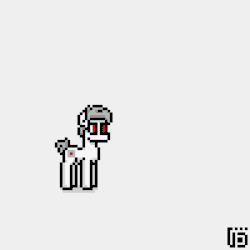 Size: 800x800 | Tagged: safe, artist:vohd, oc, oc only, oc:empty hooves, earth pony, pony, animated, concept art, duo, duo male, fight, frame by frame, keyboard, male, pixel art, simple background, stallion