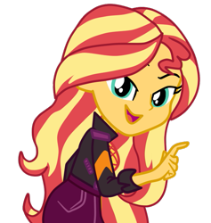 Size: 651x686 | Tagged: safe, artist:gmaplay, sunset shimmer, equestria girls, equestria girls series, g4, spoiler:eqg series (season 2), cute, female, shimmerbetes, simple background, solo, sunset shimmer day, transparent background