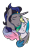 Size: 570x886 | Tagged: safe, artist:johesy, idw, king sombra, princess celestia, alicorn, pony, unicorn, g4, crying, eyes closed, female, good king sombra, male, ship:celestibra, shipping, simple background, snuggling, straight, tears of joy, transparent background