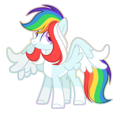 Size: 923x852 | Tagged: safe, artist:rainbows-skies, oc, oc only, pegasus, pony, female, mare, simple background, solo, transparent background