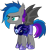 Size: 2000x2157 | Tagged: safe, artist:bnau, oc, oc only, oc:lyssa, bat pony, pony, armor, cute, cute little fangs, ear fluff, fangs, female, frown, guardsmare, high res, hoof shoes, mare, night guard, night guard armor, royal guard, show accurate, simple background, solo, standing, transparent background, vector