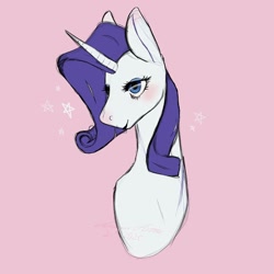 Size: 1024x1024 | Tagged: safe, artist:terato.lust, rarity, pony, unicorn, g4, bust, female, mare, solo
