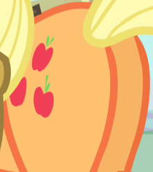 Size: 221x248 | Tagged: safe, screencap, applejack, pony, g4, simple ways, applebutt, butt, butt only, cropped, pictures of butts, plot