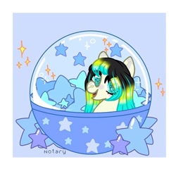Size: 1080x1080 | Tagged: safe, artist:lacey.wonder, oc, oc only, earth pony, pony, ball, earth pony oc, smiling, solo, stars