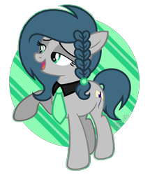 Size: 1460x1696 | Tagged: safe, artist:pegasski, artist:strawberry-spritz, oc, oc only, earth pony, pony, g4, base used, female, mare, necktie, simple background, solo, transparent background