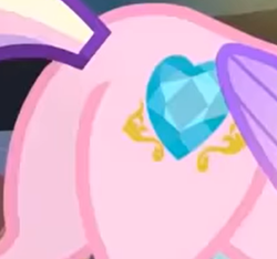 Size: 1356x1271 | Tagged: safe, screencap, princess cadance, alicorn, pony, a canterlot wedding, g4, butt, butt only, cropped, female, lovebutt, mare, pictures of butts, plot, solo