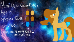 Size: 3000x1718 | Tagged: safe, artist:toptian, oc, oc only, earth pony, pony, earth pony oc, male, reference sheet, solo, space, stallion, stars