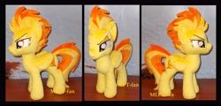 Size: 5728x2752 | Tagged: safe, artist:calusariac, spitfire, pegasus, pony, g4, high res, irl, photo, plushie, solo