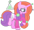 Size: 1143x1000 | Tagged: safe, artist:徐詩珮, oc, oc:chemical sunshine, icey-verse, g4, magical lesbian spawn, offspring, parent:luster dawn, parent:potion nova, parents:lusternova, simple background, transparent background