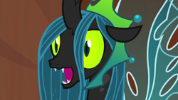 Size: 1920x1080 | Tagged: safe, screencap, queen chrysalis, changeling, g4, the ending of the end, solo, ultimate chrysalis