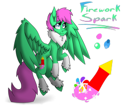 Size: 1300x1100 | Tagged: safe, artist:chu-and-sparky-127, oc, oc only, oc:firework spark, pegasus, pony, chest fluff, female, flying, mare, pegasus oc, simple background, solo, transparent background, wings