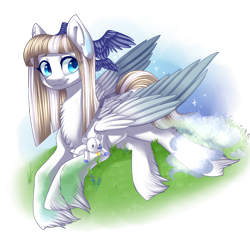Size: 3500x3500 | Tagged: safe, artist:helemaranth, oc, oc only, pegasus, pony, high res, hoof fluff, pegasus oc, plushie, simple background, solo, teddy bear, transparent background, wings