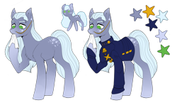 Size: 3000x1857 | Tagged: safe, artist:helemaranth, oc, oc only, earth pony, pony, chibi, clothes, earth pony oc, napkin, raised hoof, reference sheet, simple background, transparent background