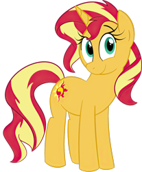 Size: 1448x1752 | Tagged: safe, artist:antstafer, sunset shimmer, pony, unicorn, g4, commission, commissioner:reversalmushroom, simple background, solo, transparent background