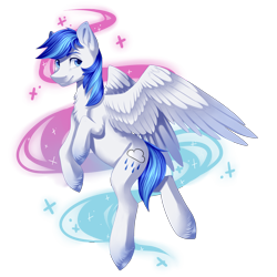 Size: 4000x4000 | Tagged: safe, artist:helemaranth, oc, oc only, pegasus, pony, colored hooves, commission, flying, pegasus oc, simple background, solo, transparent background, wings, ych result