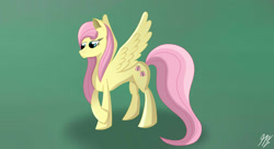 Size: 1980x1080 | Tagged: safe, artist:matyas, fluttershy, g4, green background, simple background