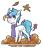 Size: 1926x2229 | Tagged: safe, artist:oneiria-fylakas, oc, oc only, oc:ariega, pony, unicorn, chibi, leaf, male, simple background, solo, stallion, transparent background