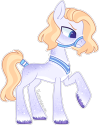 Size: 1568x1984 | Tagged: safe, artist:kurosawakuro, oc, oc only, hybrid, pony, base used, male, offspring, parent:amira, parent:prince blueblood, parents:bluemira, simple background, solo, transparent background