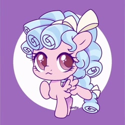 Size: 720x720 | Tagged: safe, artist:莱丝orz, cozy glow, pegasus, pony, g4, cozybetes, cute, female, filly, solo