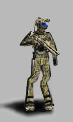 Size: 1200x2000 | Tagged: safe, artist:jian7ye, oc, oc only, pony, arma, military, solo, tactical
