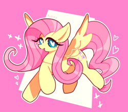 Size: 1794x1569 | Tagged: safe, artist:pypixy, fluttershy, pegasus, pony, g4, cute, female, heart, heart eyes, mare, open mouth, shyabetes, solo, spread wings, wingding eyes, wings