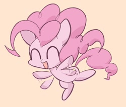 Size: 1994x1702 | Tagged: safe, artist:noupu, pinkie pie, earth pony, pony, g4.5, my little pony: pony life, cute, diapinkes, eyes closed, female, open mouth, solo
