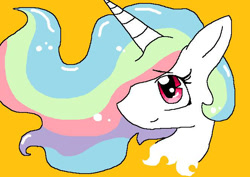 Size: 663x469 | Tagged: safe, artist:lizfoxyartis, princess celestia, pony, g4, bust, female, solo