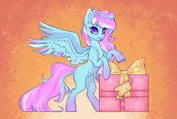 Size: 4000x2688 | Tagged: safe, artist:lovely-pony, oc, oc only, pegasus, pony, absurd file size, female, mare, present, solo