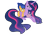 Size: 2388x1668 | Tagged: safe, artist:chelseawest, flash sentry, twilight sparkle, oc, oc:velvet sky, alicorn, pony, g4, my little pony: friendship is magic, the last problem, baby, baby pony, female, lying down, male, offspring, older, older twilight, older twilight sparkle (alicorn), parent:flash sentry, parent:twilight sparkle, parents:flashlight, petalverse, princess twilight 2.0, prone, ship:flashlight, shipping, simple background, straight, transparent background, trio, twilight sparkle (alicorn)