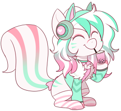 Size: 2428x2228 | Tagged: safe, artist:jetjetj, part of a set, oc, oc only, oc:trickshot, hybrid, pony, zony, clothes, commission, cute, female, high res, simple background, socks, solo, striped socks, transparent background, ych result