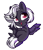 Size: 974x1141 | Tagged: safe, artist:lazycloud, oc, oc only, oc:meringue, pegasus, pony, chibi, eye clipping through hair, female, mare, simple background, solo, transparent background