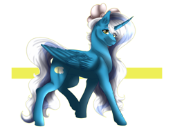 Size: 1024x820 | Tagged: safe, artist:o-demonkill-o, oc, oc only, oc:fleurbelle, alicorn, pony, adorabelle, alicorn oc, bow, female, hair bow, horn, mare, simple background, smiling, solo, transparent background, trotting, wings, yellow eyes