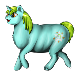 Size: 1492x1525 | Tagged: safe, artist:11-shadow, whoa nelly, pony, unicorn, g4, chest fluff, fat, female, simple background, solo, transparent background