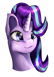 Size: 1165x1653 | Tagged: safe, artist:11-shadow, starlight glimmer, pony, unicorn, g4, bust, female, simple background, solo, transparent background