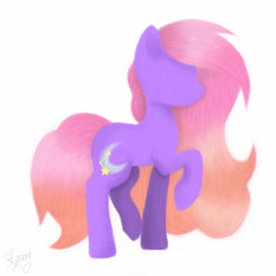 Size: 720x720 | Tagged: safe, artist:saladstarry, oc, oc only, earth pony, pony, earth pony oc, raised hoof, simple background, solo, white background